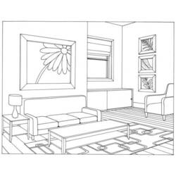 Salon - Coloriages gratuits à imprimer