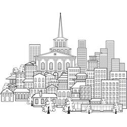 Coloriage Ville #200587 à imprimer et colorier