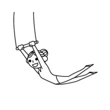 Acrobate - Coloriages gratuits à imprimer