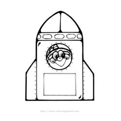 Coloriage Astronaute #87837 à imprimer et colorier