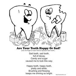 Dentiste - Coloriages gratuits à imprimer