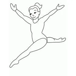 Dessin Gymnastique (Carrières et Professions) #192312 à colorier pour petits et grands