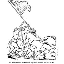 Page de coloriage Militaire (Carrières et Professions) #102131, gratuite à imprimer