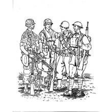 Dessin à colorier Militaire (Carrières et Professions) #102394, gratuit à imprimer