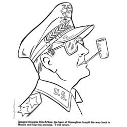 Page de coloriage Militaire (Carrières et Professions) #102415, gratuite à imprimer