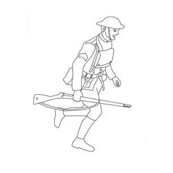 Page de coloriage Militaire (Carrières et Professions) #181108, gratuite à imprimer