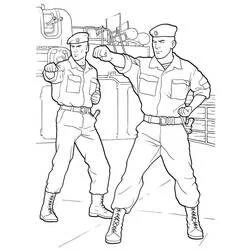 Dessin à colorier Militaire (Carrières et Professions) #181119, gratuit à imprimer