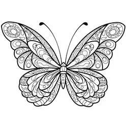 Papillon Adulte - Coloriages gratuits à imprimer