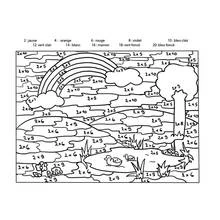 Joli coloriage Coloriage magique (Coloriage numéroté) #126108, prêt à imprimer