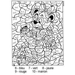 Page de coloriage Coloriage magique (Coloriage numéroté) #126109, gratuite à imprimer