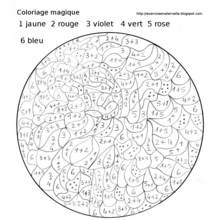 Dessin Coloriage magique (Coloriage numéroté) #126112 à colorier pour petits et grands