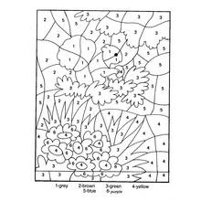 Coloriage à imprimer Coloriage magique (Coloriage numéroté) #126116 pour enfants et adultes