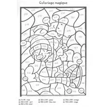Dessin Coloriage magique (Coloriage numéroté) #126118 à colorier pour petits et grands
