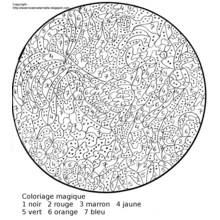 Coloriage à imprimer Coloriage magique (Coloriage numéroté) #126128 pour enfants et adultes