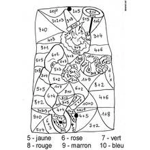 Page de coloriage Coloriage magique (Coloriage numéroté) #126141, gratuite à imprimer