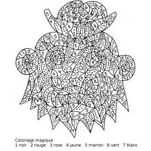 Coloriage Coloriage magique (Coloriage numéroté) #126162 à imprimer et colorier