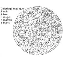 Coloriage Coloriage magique (Coloriage numéroté) #126210 à imprimer et colorier