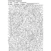Page de coloriage Coloriage magique (Coloriage numéroté) #126225, gratuite à imprimer
