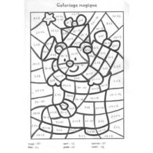 Dessin Coloriage magique (Coloriage numéroté) #126241 à colorier pour petits et grands