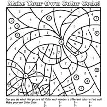 Dessin à colorier Coloriage par numéros (Coloriage numéroté) #125477, gratuit à imprimer