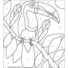 Dessin à colorier Coloriage par numéros (Coloriage numéroté) #125494, gratuit à imprimer