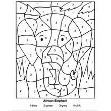 Coloriage imprimable Coloriage par numéros (Coloriage numéroté) #125521 à colorier gratuitement