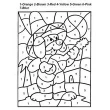 Coloriage imprimable Coloriage par numéros (Coloriage numéroté) #125542 à colorier gratuitement