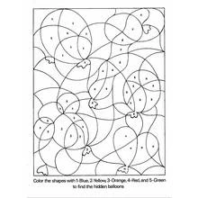 Coloriage imprimable Coloriage par numéros (Coloriage numéroté) #125549 à colorier gratuitement