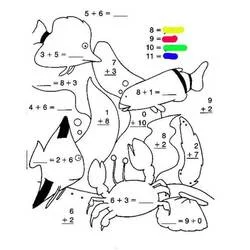 Joli coloriage Magique Addition (Coloriage numéroté) #182646, prêt à imprimer