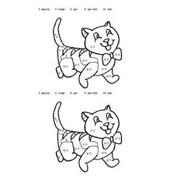 Dessin à colorier Magique Addition (Coloriage numéroté) #182657, gratuit à imprimer