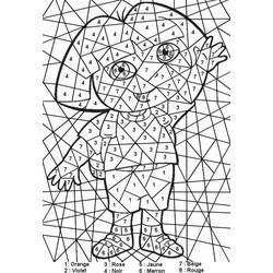 Coloriage Dora l'exploratrice qui salue de la main