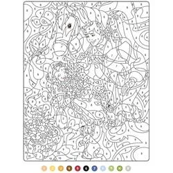 Coloriage Magique Difficile #216647 à imprimer et colorier Coloriage Magique Difficile #216647 à imprimer et colorier
