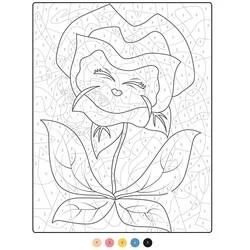 Coloriage Magique Difficile #216653 à imprimer et colorier Coloriage Magique Difficile #216653 à imprimer et colorier