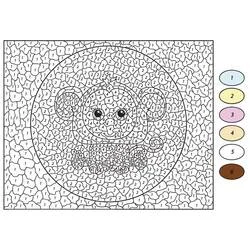 Coloriage Magique Difficile #216658 à imprimer et colorier Coloriage Magique Difficile #216658 à imprimer et colorier