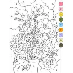 Coloriage Magique Difficile #216664 à imprimer et colorier Coloriage Magique Difficile #216664 à imprimer et colorier