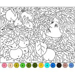 Coloriage Magique Difficile #216667 à imprimer et colorier Coloriage Magique Difficile #216667 à imprimer et colorier