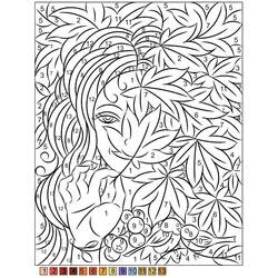 Coloriage Magique Difficile #216670 à imprimer et colorier Coloriage Magique Difficile #216670 à imprimer et colorier