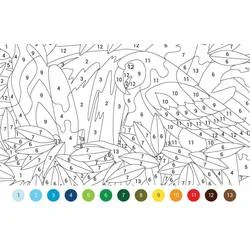 Coloriage Magique Difficile #216672 à imprimer et colorier Coloriage Magique Difficile #216672 à imprimer et colorier