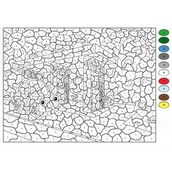 Coloriage Magique Difficile #216676 à imprimer et colorier Coloriage Magique Difficile #216676 à imprimer et colorier