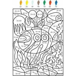 Magique Soustraction - Coloriages gratuits à imprimer
