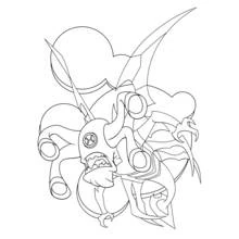 Coloriage Ben 10 transformé en créature ailée aux griffes acérées Coloriage Ben 10 transformé en créature ailée aux griffes acérées