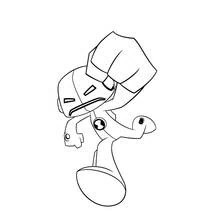 Coloriage Ben 10 héros extraterrestre poing levé Coloriage Ben 10 héros extraterrestre poing levé