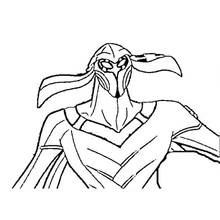 Coloriage Ben 10 portrait rapproché d'un héros extraterrestre Coloriage Ben 10 portrait rapproché d'un héros extraterrestre