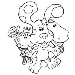 Joli coloriage Blue’s Clues (Dessins animés et séries animées) #207910, prêt à imprimer