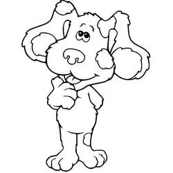 Illustration au trait Blue’s Clues (Dessins animés et séries animées) #207916 prête à colorier