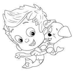 Bubulle Guppies - Coloriages gratuits à imprimer
