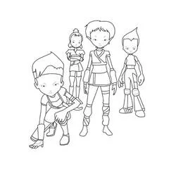 Code Lyoko - Coloriages gratuits à imprimer