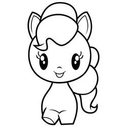 Coloriage Pinkie Pie en adorable petit poney