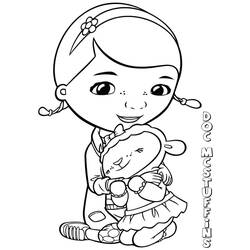 Coloriage Docteur La Peluche (Doc McStuffins) #187221 à imprimer et colorier