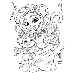Dessin à colorier Enchantimals (Dessins animés et séries animées) #186388, gratuit à imprimer